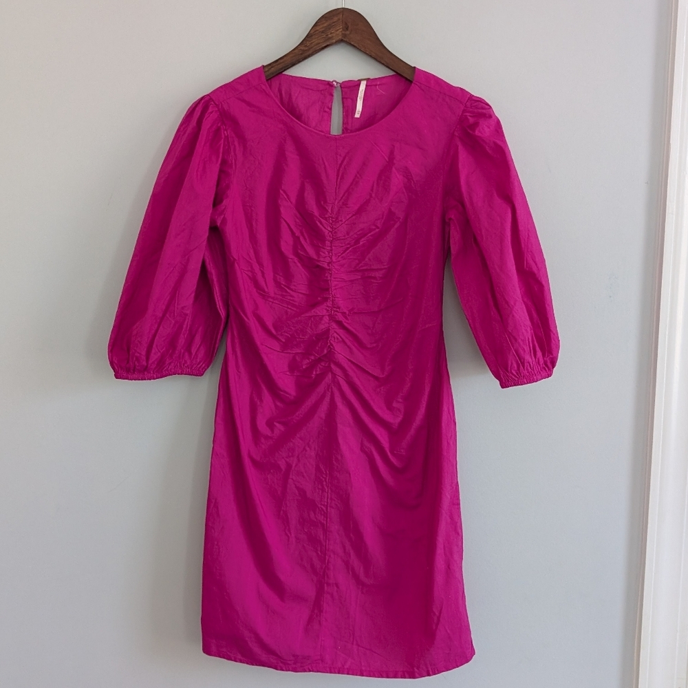 Women's Free People Pink XS Dress Hope - Picture 2 of 4